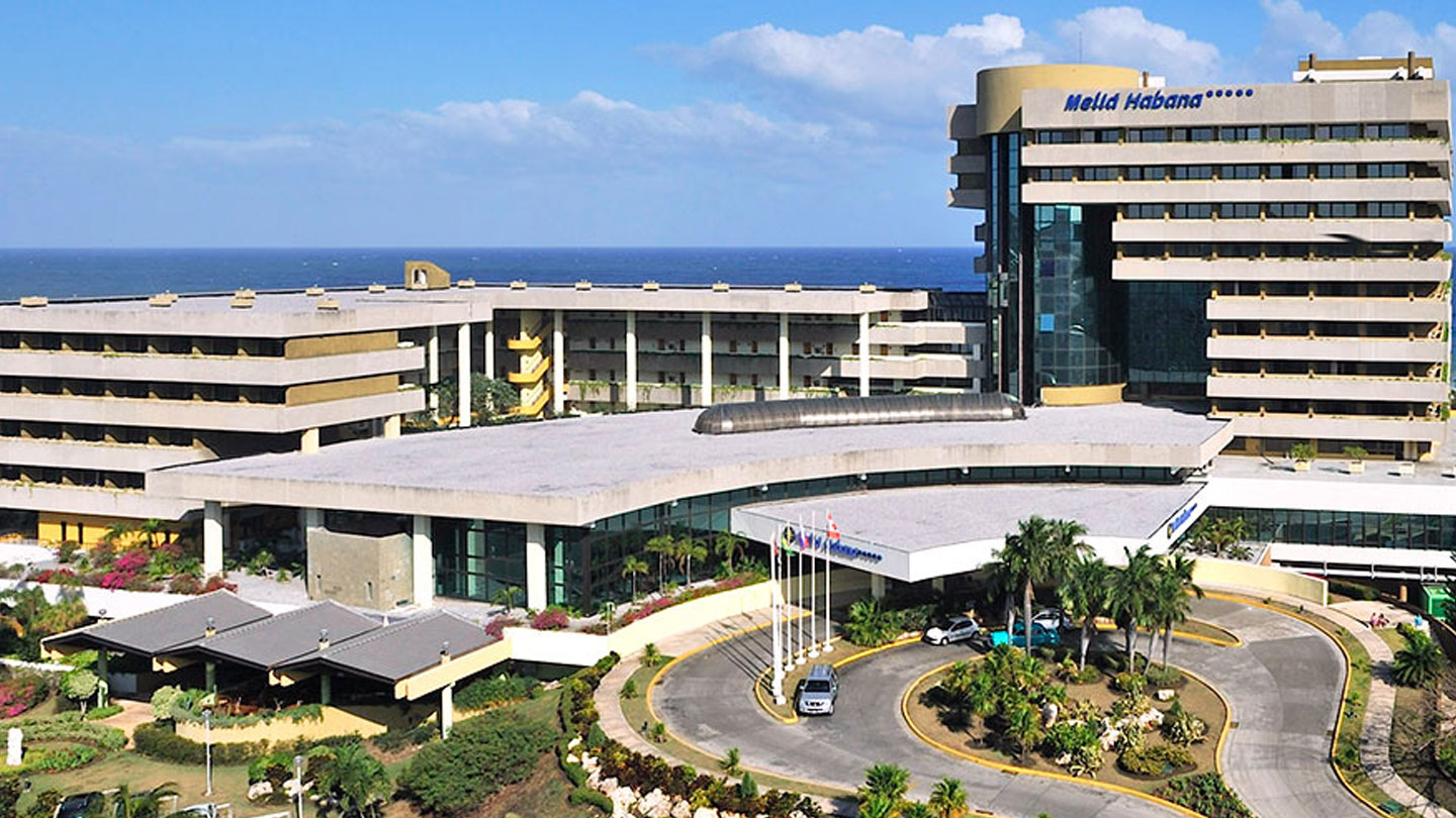 Melia Habana hotel.